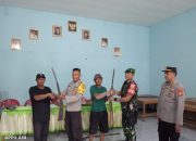 Warga Serahkan 14 Senpi Rakitan ke Polsek Kota Lahat dalam Operasi Senpi 2025