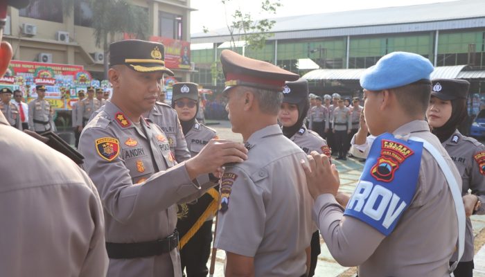 75 Polisi Polres Purworejo Naik Pangkat