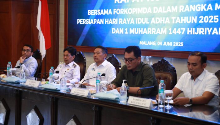 Walikota Malang Gelar Rakor Jelang Idul Adha, Jamin Stabilitas Harga dan Keamanan Kota