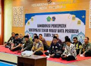 Gaspol Sertifikasi Tanah Wakaf! Kantah Kota Pasuruan Gandeng Instansi Pemerintah Lewat GAPEKA