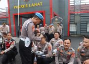 Propam Polda Sumsel Sidak Disiplin di Polres Lahat