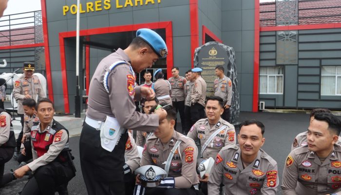 Propam Polda Sumsel Sidak Disiplin di Polres Lahat