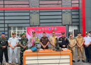 Polres Lahat Tindak Tegas Pelanggar Lalu Lintas, Ratusan Knalpot Brong Dimusnahkan