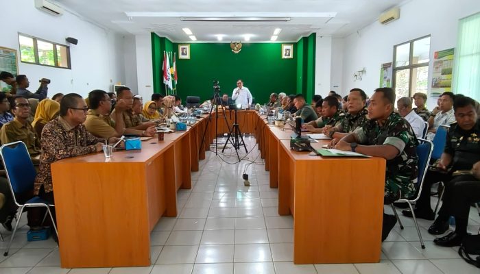 Dandim 0402/OKI Hadiri Rapat OPALA 2025, Genjot Tambah Tanam dan Cetak Sawah