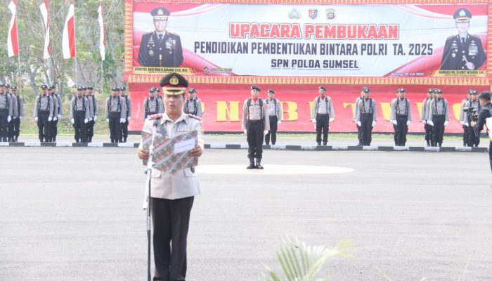 Resmi Dibuka! Pendidikan Bintara Polri 2025 di SPN Polda Sumsel, Ini Pesan Tegas Kapolda