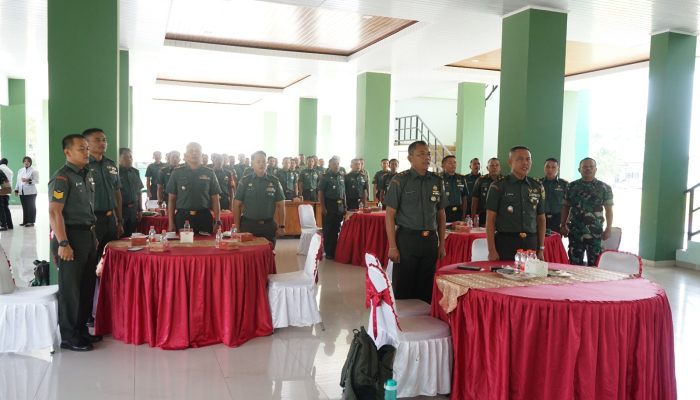 Perkuat Pertahanan Wilayah, Kodim 0402/OKI Terima Bimtek Manajemen Teritorial dari Pusterad