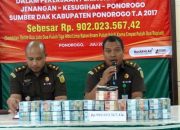 Kejari Ponorogo Eksekusi Uang Pengganti Korupsi DAK 2017 Senilai Rp 902 Juta