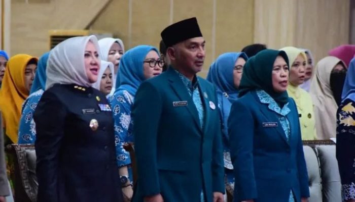 Bupati Hj. Ratna Machmud Kukuhkan Tim Penggerak PKK hingga GOW Musi Rawas