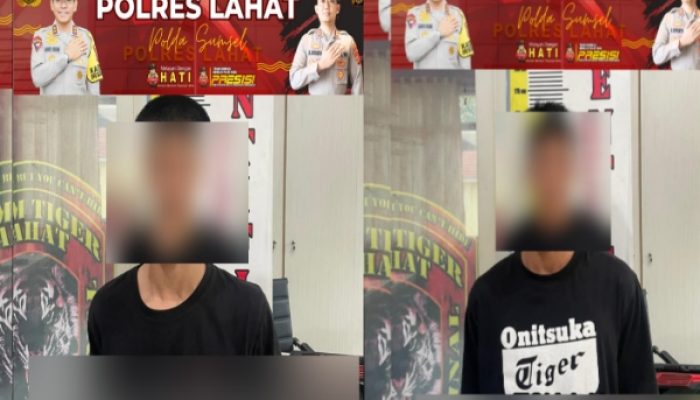 Tim Jagal Polres Lahat Amankan Dua Tersangka Pembobolan Indomaret, Satu Masih Buron