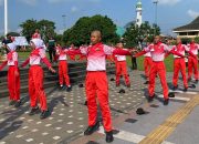 Kobarkan Semangat Merah Putih : 30 Calon Paskibraka Banyumas Berjibaku dalam Latihan Perdana