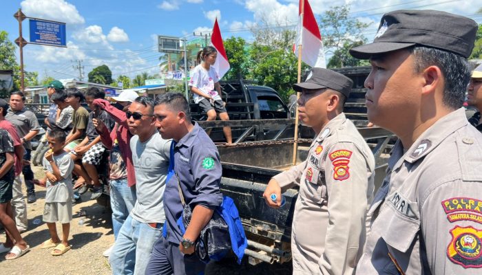 Tanah Diduga Diserobot, Massa Tanjung Aur Desak PT SMS Bertanggung Jawab