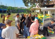 Rayakan HUT RI ke-80, Polsek Krian Gelar Bazar Murah dan Antar Beras Hingga ke Rumah Warga