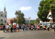 Satlantas Polresta Makota Ajak Pengendara Hentikan Kendaraan Saat Detik-Detik Proklamasi HUT RI ke-80