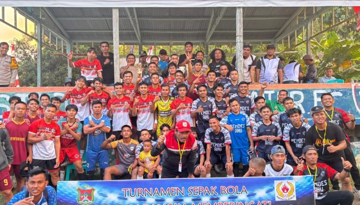 Turnamen 17 Agustus Tapalang Barat Berakhir Sukses, Labuang Rano Sabet Juara Umum