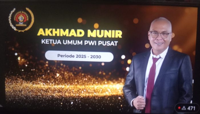 Akhmad Munir Terpilih sebagai Ketua Umum PWI Pusat Periode 2025-2030