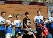 Menko AHY dan Bupati Kang Giri Semarakkan Merdeka Run 2025 di Monumen Reog Ponorogo