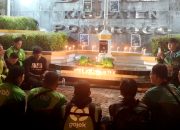 Lilin Solidaritas Ojol di Ponorogo Untuk Affan Kurniawan