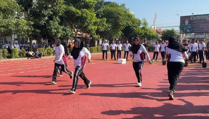 Fun Walk hingga Aneka Lomba, Polresta Sidoarjo Meriahkan Dirgahayu RI ke-80