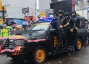 Kapolres Lahat Hadiri Karnaval HUT ke-80 RI, Polres Lahat Tampilkan Atraksi dan Mobil Hias Bertema Ketahanan Pangan