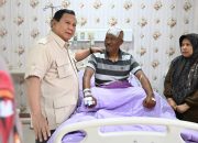 Presiden Prabowo Jenguk Masyarakat dan Polisi Korban Aksi Demo di RS. Bhayangkara