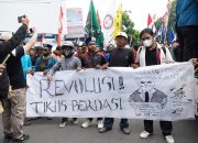 Aliansi Lampung Melawan Gelar Aksi Damai, Ribuan Massa Suarakan Aspirasi