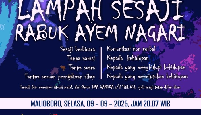 Lampah Sesaji Rabuk Ayem Nagari : Tapa Bisu Menyatu dengan Tanah di Jantung Malioboro