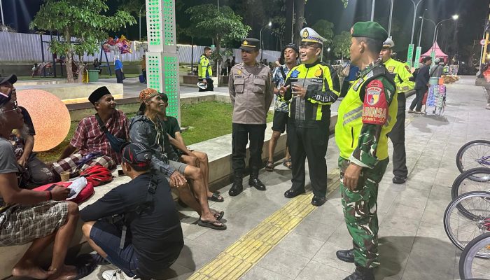 Patroli Gabungan TNI-Polri dan Satpol PP Jaga Kamtibmas Sidoarjo Tetap Kondusif