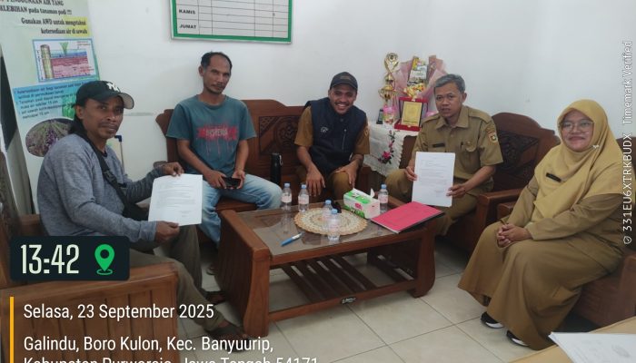 Klarifikasi Bantuan Sapi, Kelompok Tani Cengkawakrejo Datangi BPP Banyuurip