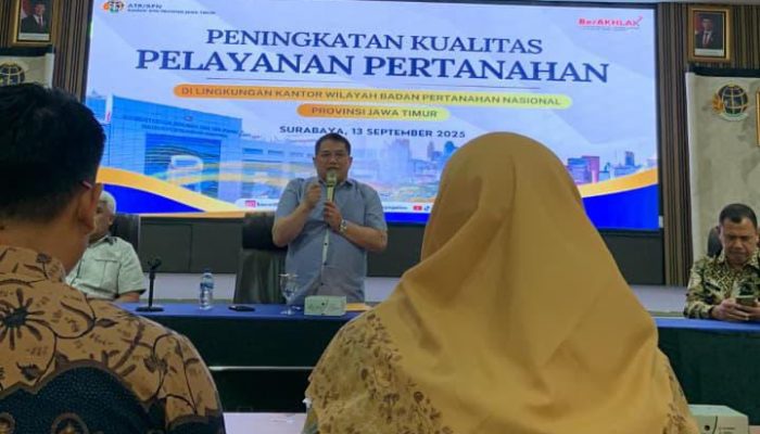 Kantah Kota Pasuruan Siap Benahi Layanan Usai Ikuti Pelatihan Petugas Loket BPN Jatim