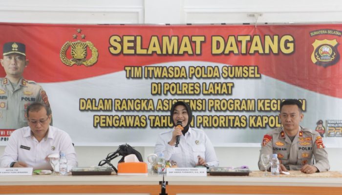 Program Prioritas Kapolri, Itwasda Polda Sumsel Lakukan Asistensi di Lahat