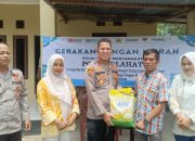 Polres Lahat Gelar Gerakan Pangan Murah, Warga Pseksu Dapatkan Beras Harga Terjangkau