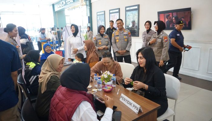 Polwan Polresta Sidoarjo Gaungkan Kampanye “Berani Bicara” untuk Perlindungan Anak dan Perempuan