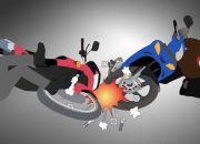 Laka Adu Banteng Motor di Ponorogo, Dua Orang Luka Serius