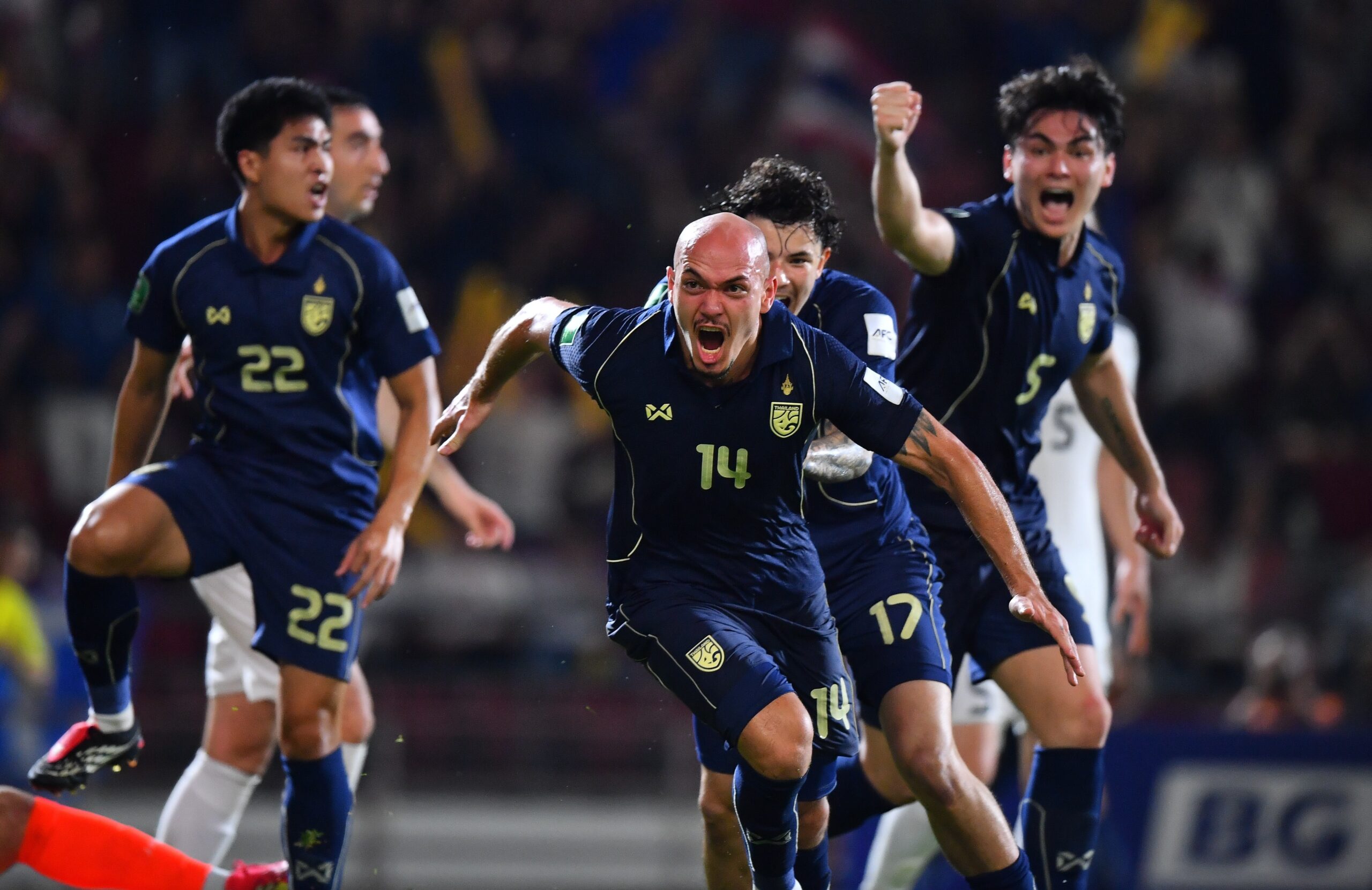 Aksi laga Kualifikasi Piala Asia 2027 zona ASEAN pada matchday terakhir