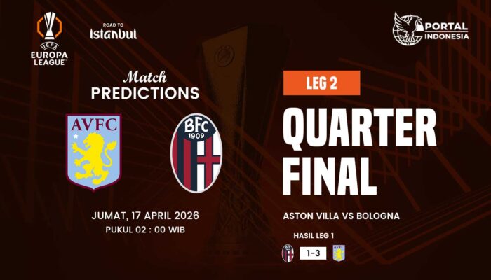 Prediksi Aston Villa vs Bologna Leg 2: Prediksi Skor, Starting XI, dan Skenario Lolos