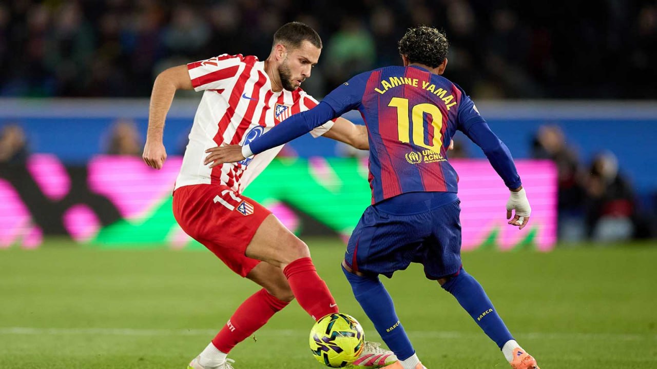 Duel Atletico Madrid vs Barcelona sebagai ilustrasi hasil pertandingan Liga Champions