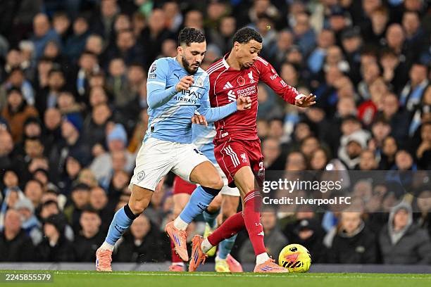 Rayan Cherki Manchester City duel lawan Hugo Ekitike Liverpool di Etihad