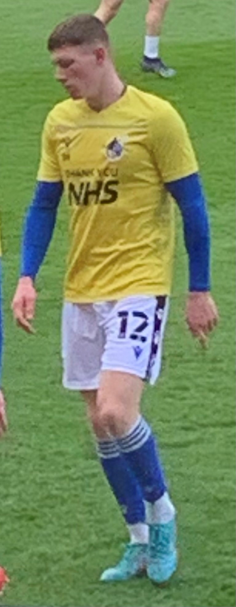 Elliot Anderson saat masih memperkuat Bristol Rovers pada laga kompetitif