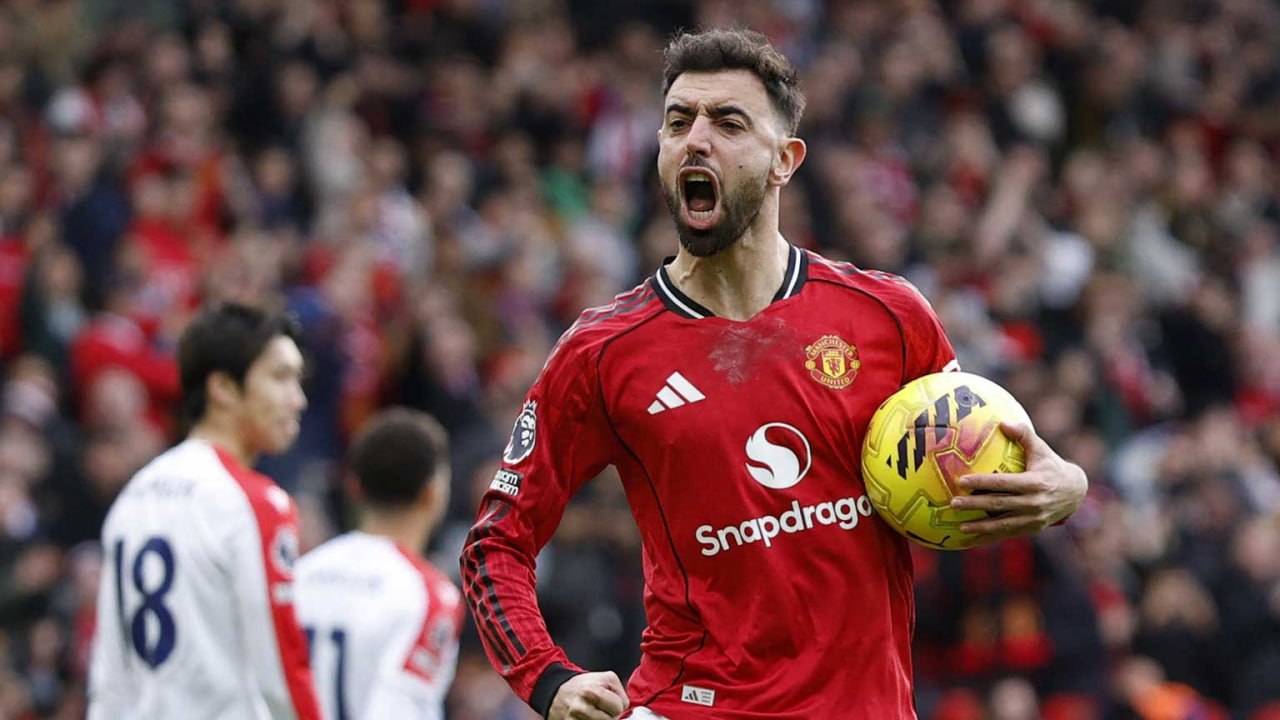 Bruno Fernandes bersama Manchester United jelang duel besar melawan Liverpool