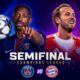 Poster semifinal Liga Champions PSG vs Bayern sebagai ilustrasi laga besar