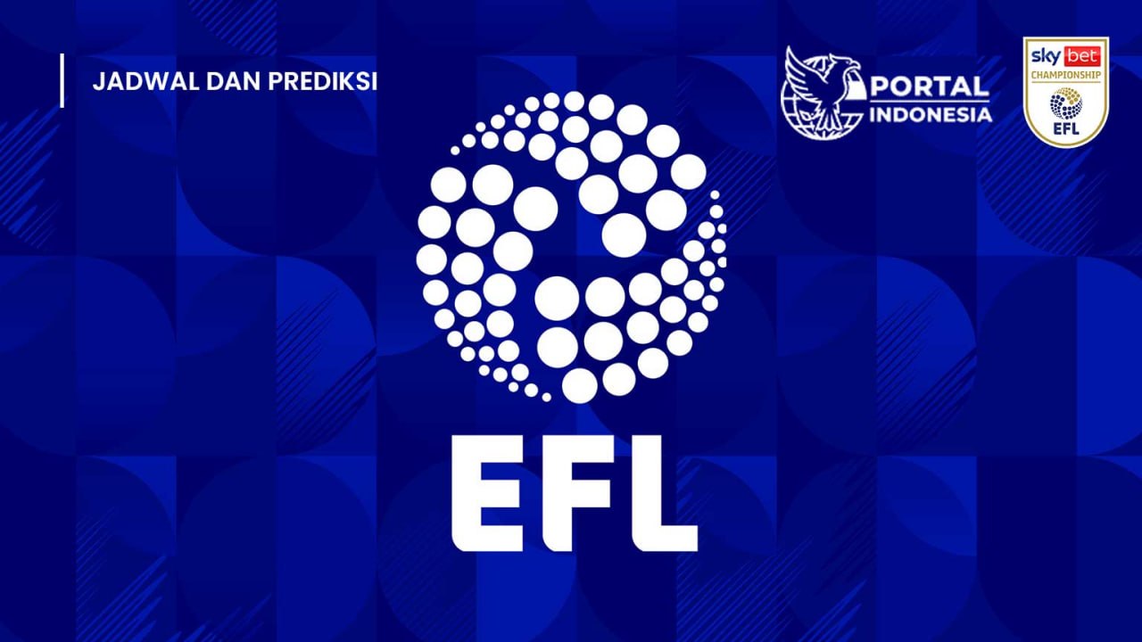 grafis liga championship inggris EFL Championship untuk gambar isi artikel