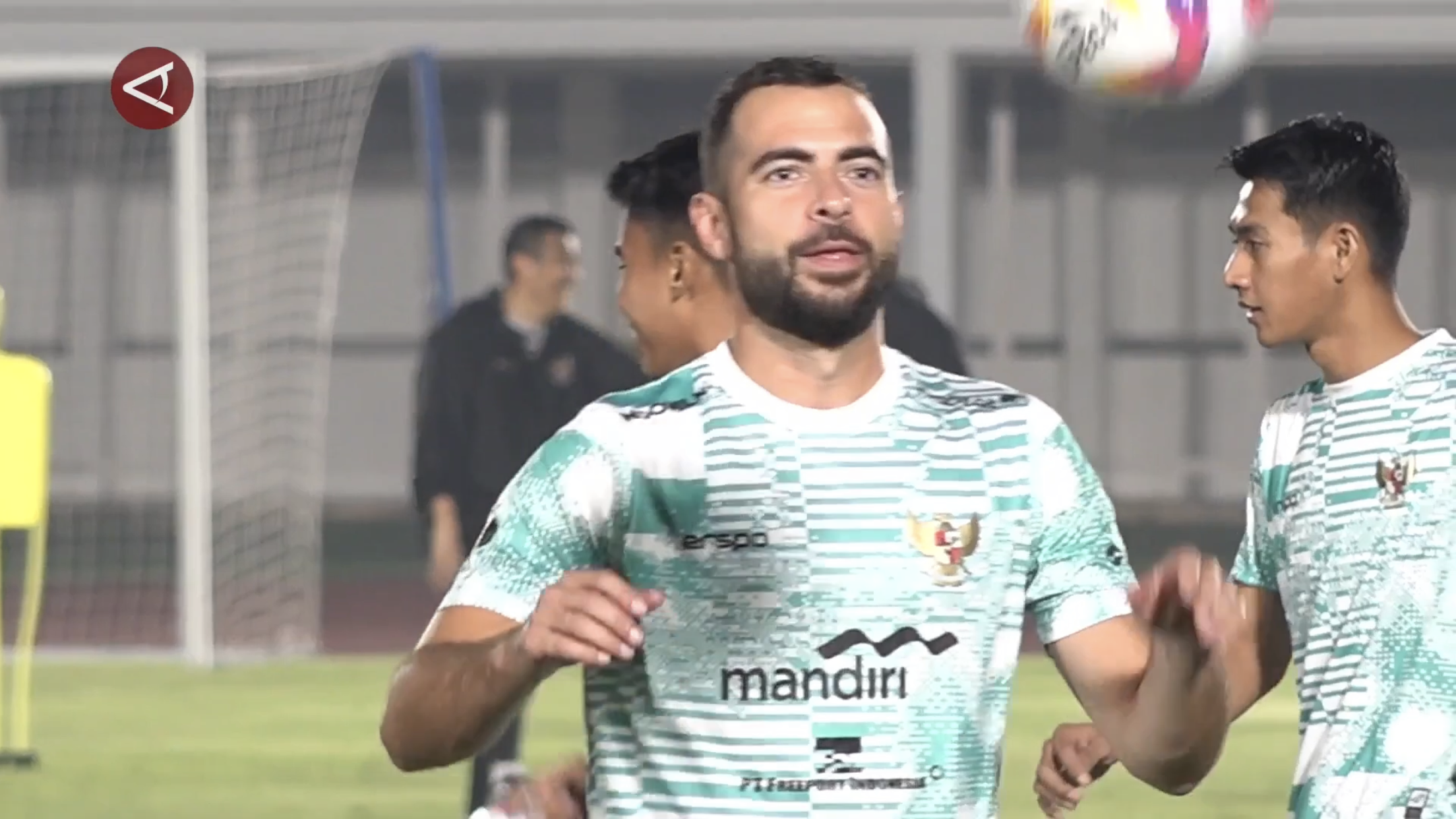 Sesi latihan Timnas Indonesia jelang persaingan menuju Piala Asia 2027