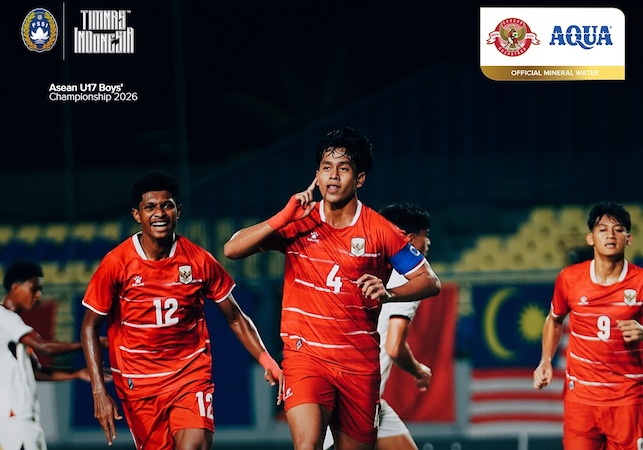 Aksi timnas Indonesia U17 di kompetisi ASEAN U17