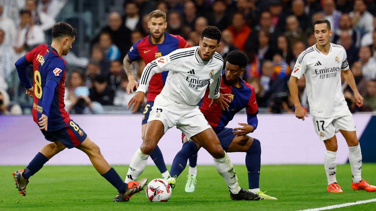 Barcelona vs Real Madrid El Clasico duel Bellingham dan Pedri
