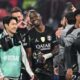 Bayern vs PSG, pemain PSG merayakan tiket final Liga Champions di Allianz Arena