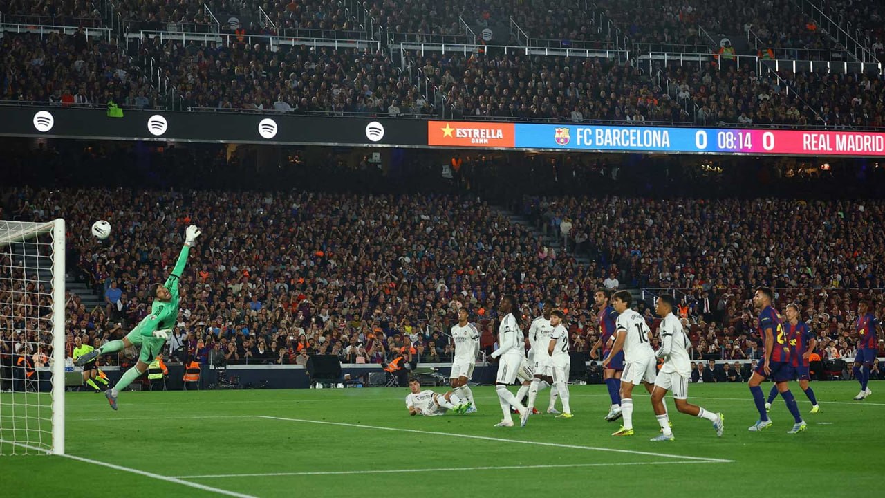 Barcelona vs Real Madrid dalam laga El Clasico