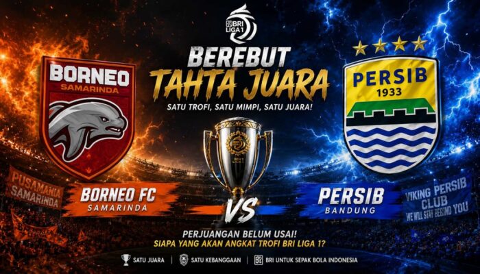 Persib vs Borneo FC Masuk Dua Laga Penentuan: Hitungan Poin, Selisih Gol, dan Skenario Juara
