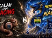 cacing persija kalah jadi cacing menang jadi naga Persib
