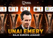 Unai Emery bersama Aston Villa jelang final Europa League dengan rekor empat gelar juara kompetisi Eropa.