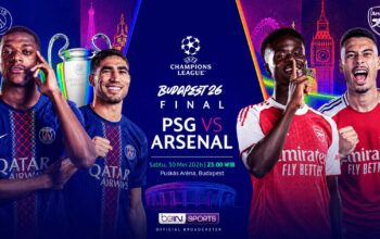 Final Liga Champions PSG vs Arsenal Main Lebih Awal ?